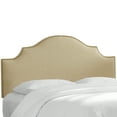 thumbnail image 1 of King Nail Button Notched Headboard in Linen Sandstone, 1 of 1