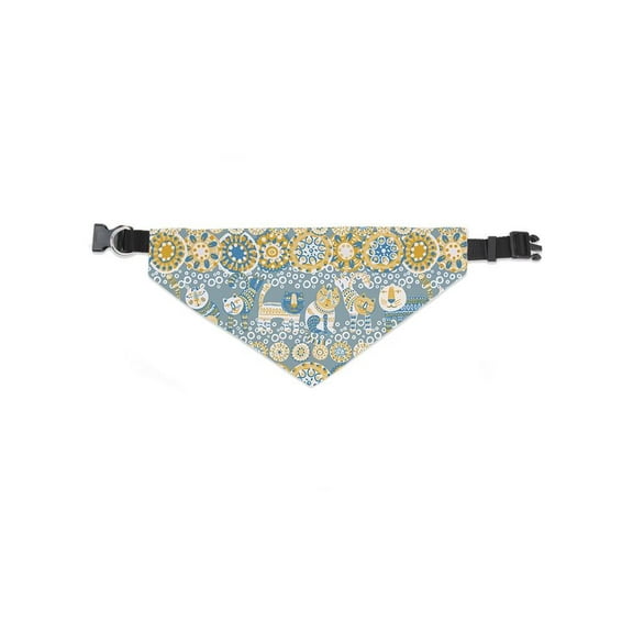 Aboriginal Style Cats Pattern Bandana -Image by Shutterstock, x-Large