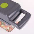 thumbnail image 2 of Picadora de verduras 15 en 1 - Cortadora de verduras multifuncional, cortadora en cubitos, rebanadora - Picadora de verduras, picadora de alimentos, picadora de cebolla(gris), 2 of 5