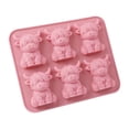 thumbnail image 3 of Eqslft Cow Silicone Mold for Chocolate, Cookies, Candy, Jello, and Soap - 1.4oz per Cavity, Food-Grade, Easy Release, for Homemade Treats, 3 of 9