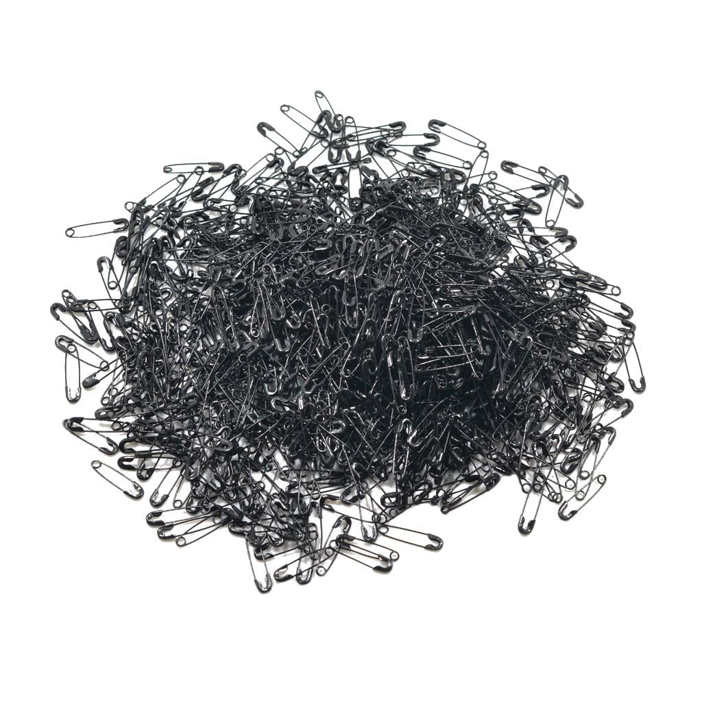 Milageto Pack of 500 Assorted Crafting Supplies in Black - DIY Jewelry And Sewing Kit 5 Pcs