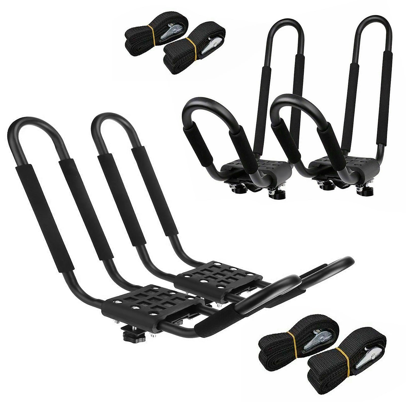 2 Pairs Kayak Roof Rack Kayak Canoe Boat Surfboard Roof Mount Rack for