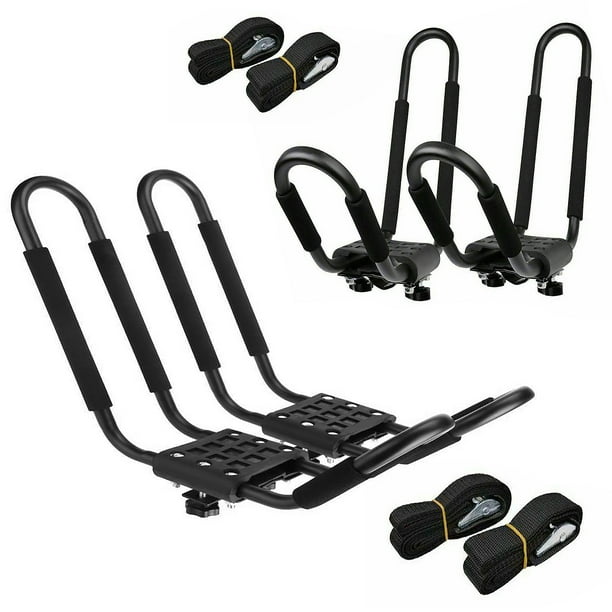 2 Pairs Kayak Roof Rack Kayak Canoe Boat Surfboard Roof Mount Rack for