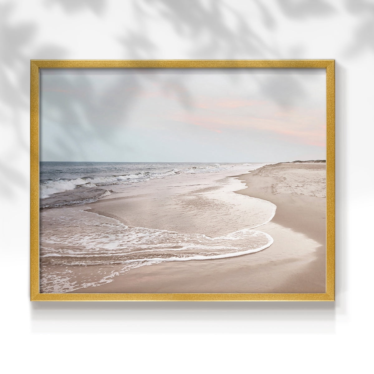 Corolla Soft Shore by Natalie Carpentieri - Restickable Framed Giclée Print