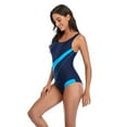 thumbnail image 6 of Women One-pieces Racing Swimsuits Athletic Racerback Swimwear Bathing Suits for Female, 6 of 6