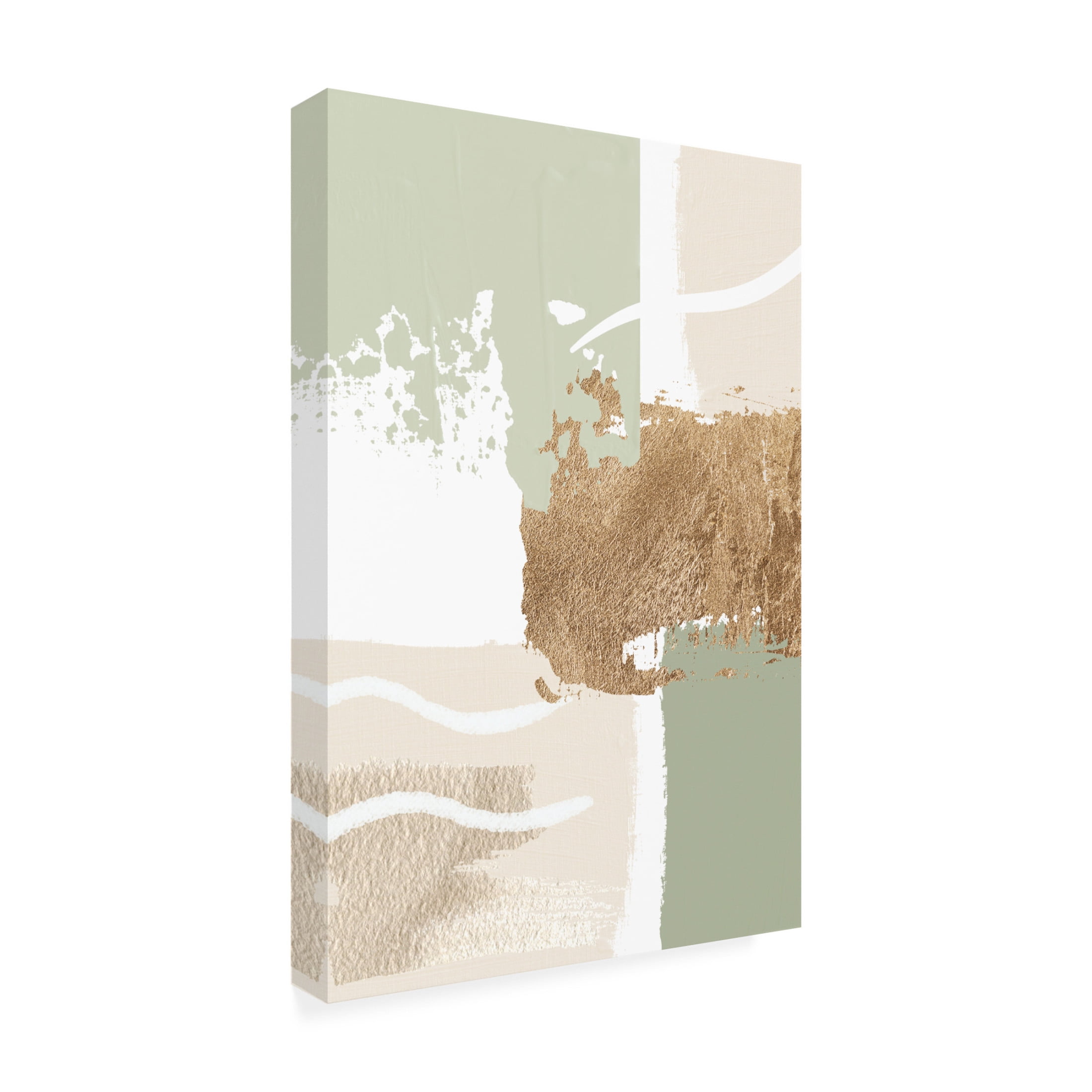 Trademark Fine Art Sally Ann Moss simply green3 Canvas Wall Art