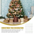 thumbnail image 2 of OULII 10Pcs Garden Decor Plastic Fence Christmas Tree Fences White for Event Planners, 2 of 8