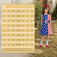 thumbnail image 5 of Sunny Fashion Girls Dress American Flag National Day Party Dress 4 Years, 5 of 12