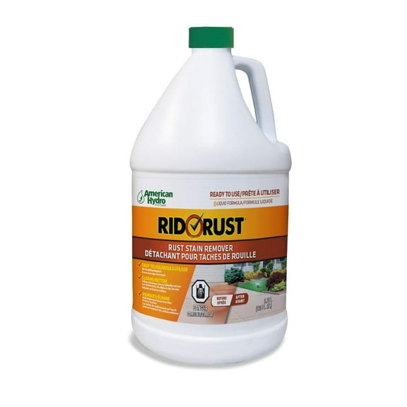 American Hydro Systems 2662 Rid O' Rust Liquid Rust Stain Remover, 1 Gallon, 4 Pack