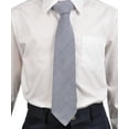 thumbnail image 2 of Cookie’s Boys’ Traditional 4-in-Hand Necktie Color: white/navy *plaid #38* Size: one size, 2 of 6