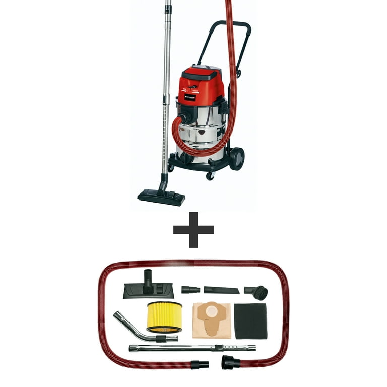 Einhell TC-VC 18/20 Li 18-Volt Power X-Change Cordless Wet/Dry Vacuum Kit,  4.75 Gal, W/ 3.0-Ah Battery and Fast Charger 