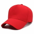 thumbnail image 2 of Weikingp Clearance! Baseball Cap, Outdoor Sunshade Sun Hat Baseball Cap Men And Women Solid Color Cap, Womens Baseball Caps, Sun Hats for Women Red, 2 of 8