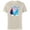 Natural, variant on Frozen Elsa & Anna Celebrate the Season Together Fall - Short Sleeve Cotton T-Shirt for Adults - Customized-Natural
