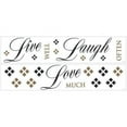 thumbnail image 5 of Live, Love, Laugh Quote Wall Decals, 5 of 5