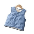thumbnail image 3 of KYAIGUO Boys Girls Padded Vest Sleeveless Jacket for Kids Baby Fall Winter Thickened Outerwear Toddler Warm V-Neck Cotton Waistcoat 9 Months-6 Year, 3 of 9