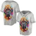 thumbnail image 3 of Watercolor Drip Mastiff Pop Art Colorful Portrait Artwork All Over Print 3D Baseball Shirt Mastiffs Dog Lover Gifts Idea Softball Sport - 01009, 3 of 6