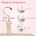 thumbnail image 3 of Neceser para mujer, neceser grande de viaje para cosméticos, neceser colgante para baño, neceser de maquillaje impermeable de PVC grueso, 3 of 5