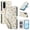 C, variant on Decase for Samsung Galaxy A16 5G Wallet Case with Card Holder,Fashion PU Leather Phone Case,Flip Flower Pattern Cover,Shockproof TPU Inner Shell,E