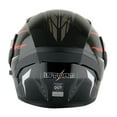 thumbnail image 2 of 1Storm Motorcycle Modular Full Face Flip up Dual Visor Helmet + Spoiler: HB89 Storm Red, 2 of 5