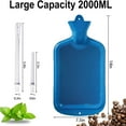 thumbnail image 4 of 2L Rubber Hot Water Bottle, Hot Water Bag For Hot Compress Combination Douche & Reusable Enema Kit Cleansing ﻿, 4 of 11