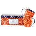 thumbnail image 1 of Set of 4 Geometric Mugs with Gift Box. Orange, 1 of 1