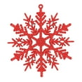 thumbnail image 3 of 12PC Christmas Powdered Snowflakes Ornaments Christmas Decorations Tree Christmas Tree Snowflakes Pendant, 3 of 6