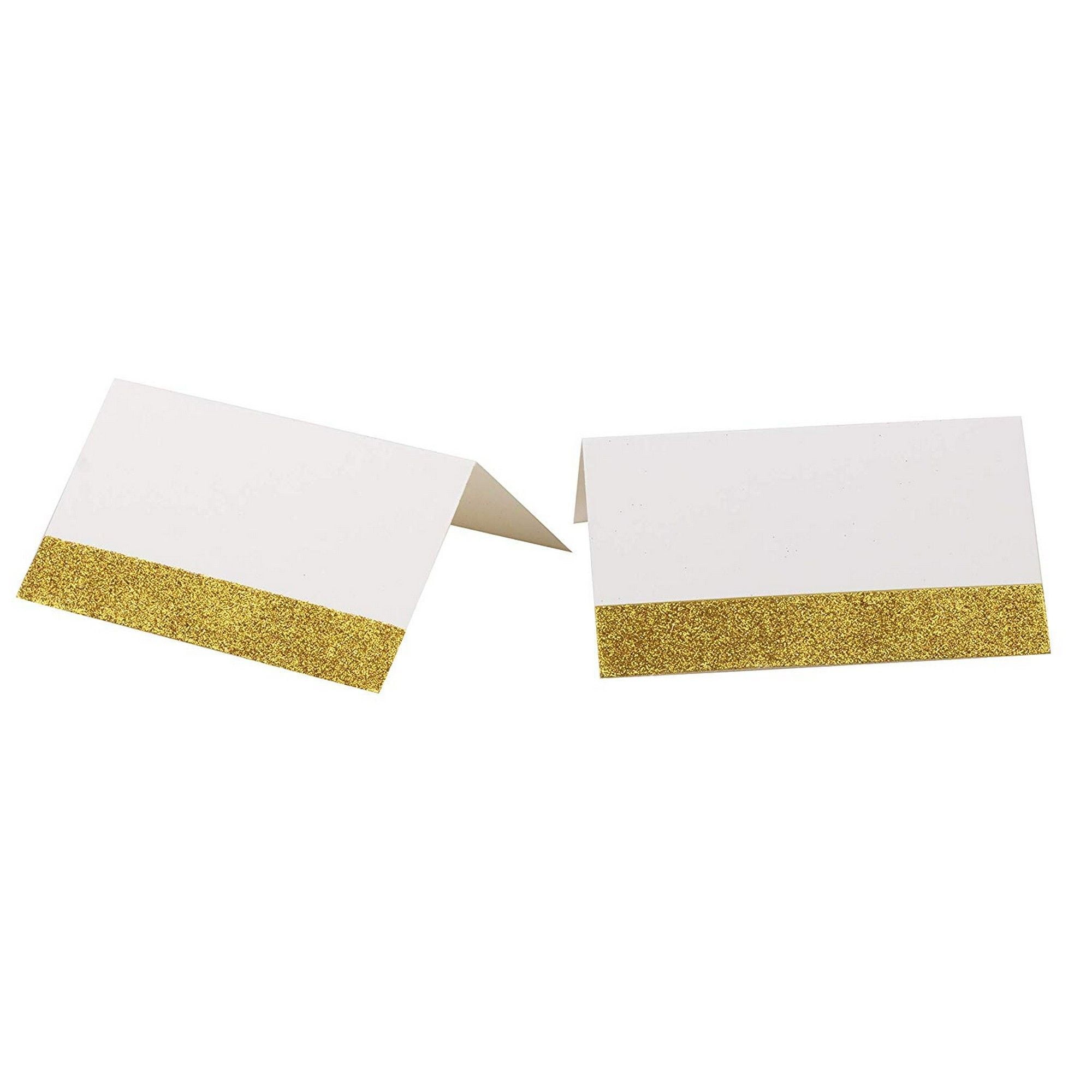 Gold Glitter Place Cards Glitter Place Cards Place Cards Wedding Place Cards