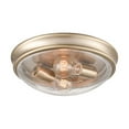 thumbnail image 3 of 5228-CH Millennium Lighting 2 Light Flush Mount-5 Inches Tall and 12 Inches Wide-Chrome Finish, 3 of 4