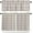 Lightgrey Beige, variant on Grey Plaid Kitchen Curtains Sets for Windows 36 Inch Length, Country Cute Love Pastoral Heart Lattice Rod Pocket Window Treatments Tier Curtains and Valances Set for Bedroom/Bathroom