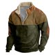 thumbnail image 1 of Spring And Autumn Men's Standing Collar Sweatshirt Is Outdoor Casual Sweaters TopsL, 1 of 3