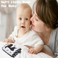 Sensory Toys for Babies Soft Books for Babies Black and White Baby Toys