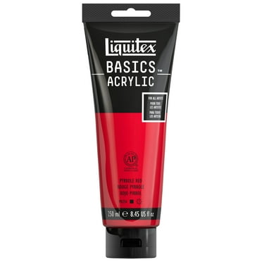 Liquitex BASICS Acrylic Color, 250ml, Pyrrole Red