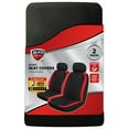 thumbnail image 1 of Auto Drive LB 2pc Black / Red Seat Cover, 1 of 1