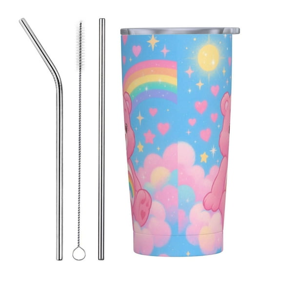 Care Bears Tumbler Vacuum Insulated Water Bottle Stainless Steel Insulated Coffee Travel Mug For Women men 20oz