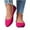 Hot Pink, variant on Owordtank Women Square Toe Ballets Flats, Slip On Classical Walking Shoes for Wedding/Dating