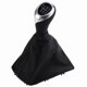 thumbnail image 2 of 6-Speed Manual Gear Shift Knob with Leather Boot for 2011-2016 RHD Vehicles, 2 of 5