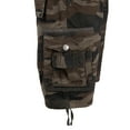 thumbnail image 4 of RAW X Mens Belted 12.5" Inseam Knee Length Cargo Shorts, Olive Camo, 40, 4 of 5