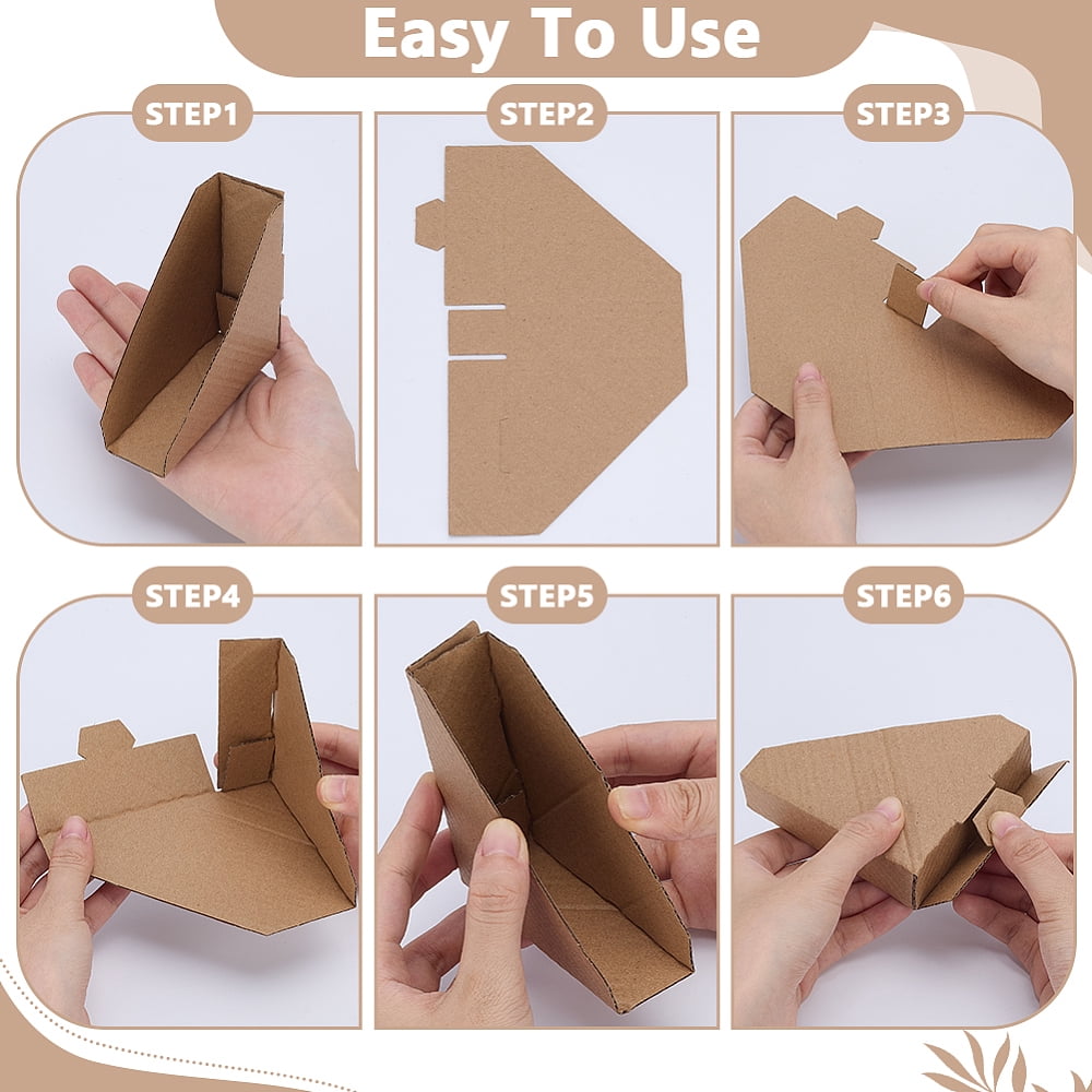 Triangle Paper Picture Frame Corner Protectors Painting Artworks Corner Guards Goldenrod 135x210x1.7mm