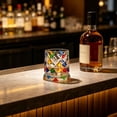 thumbnail image 5 of Spinning Glass with Rotating Base, Style Bourbon Tumbler for Scotch Cocktails, Artistic Glass for Home Bar, Fashioned Gift for Friends,B, 5 of 7