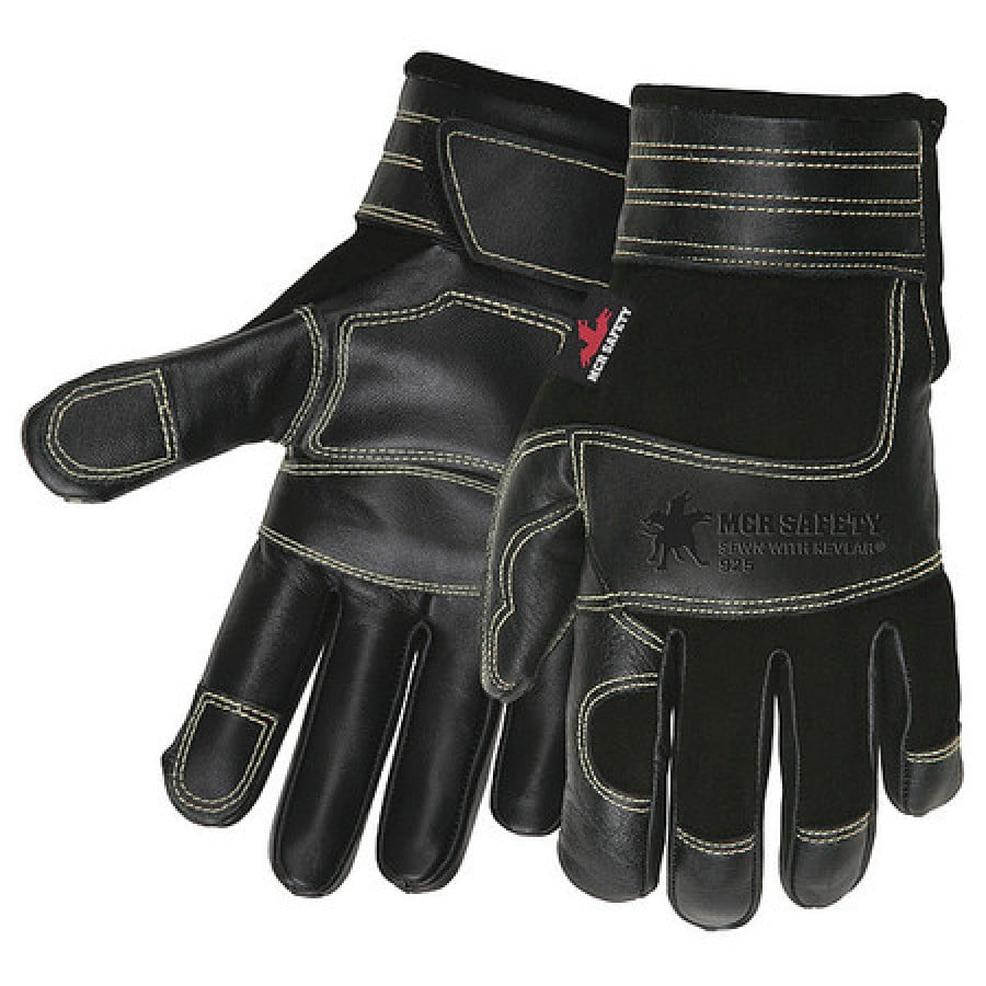 Multi-Task L Palm-side Coated Black/Yellow Gloves Mechanics Anti Impact  Size 8 