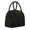 Black, variant on Horeoi Star Silver Glitter Pattern Large Insulated Lunch Bag for Work, School, Picnic - Waterproof, Durable Oxford Cloth, Comfortable Handle-Black