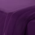 thumbnail image 4 of Serta Simply Clean 3-Piece Antimicrobial Solid Bed Sheet Set, Twin-XL, Purple, 4 of 10
