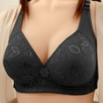 thumbnail image 2 of SROBPTY Womens Bras,Plus Size Summer Bras for Womens,Woman's Solid Color Embroidery Thin Style Ventilate Bra Without Steel Rim, 2 of 5