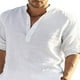 thumbnail image 2 of Camisa casual para hombre, camisa casual de color puro para hombre, camisa casual de color puro para hombre, camisa de manga larga de color puro, diseño a prueba de futuro, 2 of 5