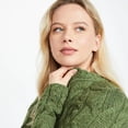 thumbnail image 2 of Aran Woollen Mills Meadow Green Pullover Crew Neck Sweater, Women's Medium, 2 of 5