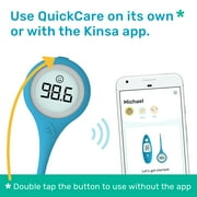 Kinsa Quick Care Bluetooth Smart Oral Thermometer for Fever