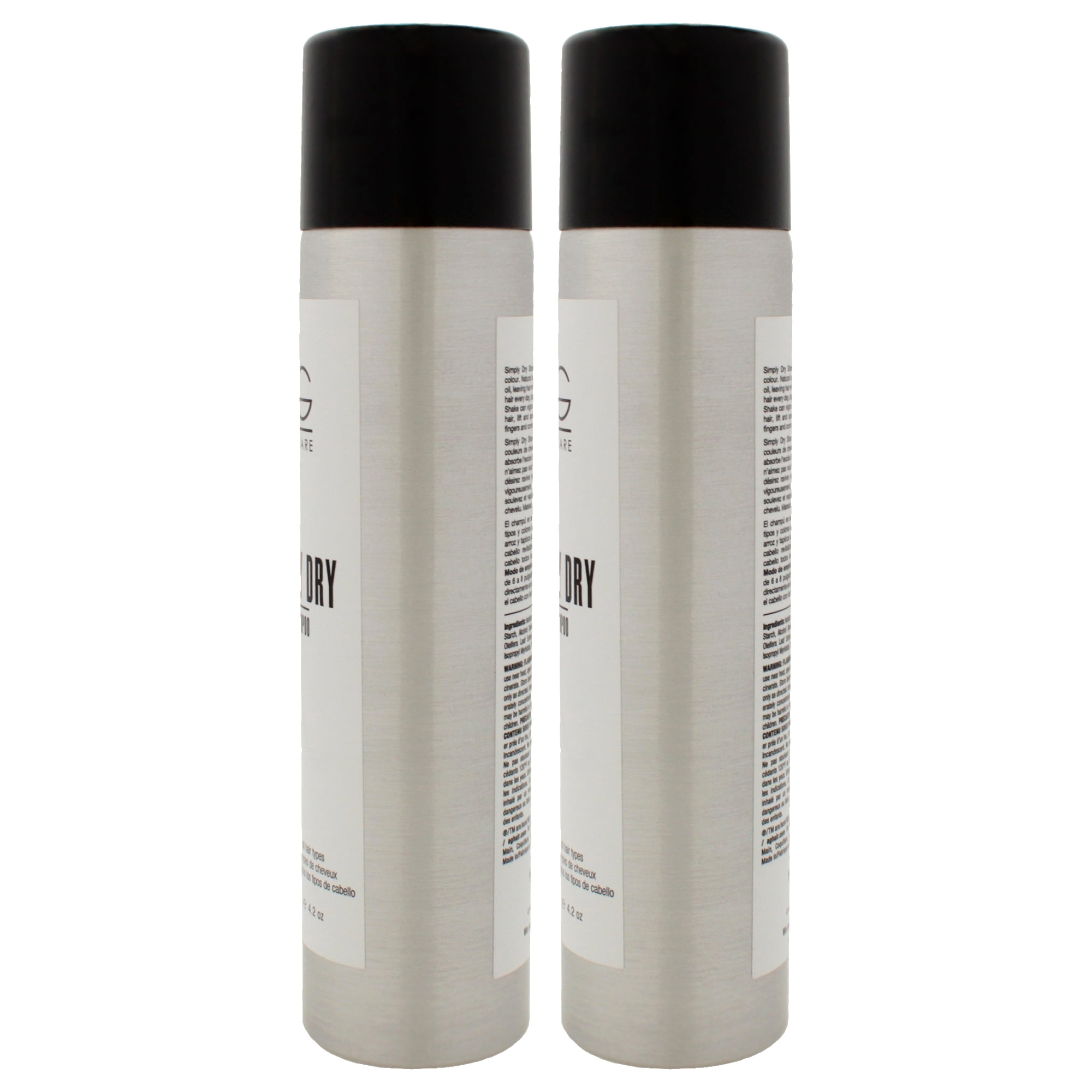 AG Hair Cosmetics Simply Dry Shampoo - Pack of 2 , 4.2 oz Dry Shampoo