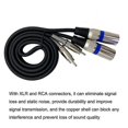 thumbnail image 4 of 2RCA Male 2XLR Caron Male Audio Balance Cable, Length: 2m, 4 of 5