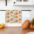 thumbnail image 6 of Fall Kitchen Dish Towel 18 x 26 Inch Floral Pumpkin Dishcloth Rustic Autumn Farmhouse Hand Drying Tea Towel for Thanksgiving Cooking Baking, Set of 2, 6 of 6