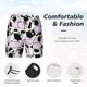 thumbnail image 3 of Balery Cute Animal with Cow Bañador para hombre, shorts de playa de secado rápido con entrepierna y forro de compresión-Medium, 3 of 6